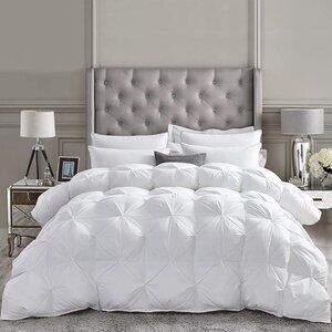Goose Down Comforter 1200TC Oversize California King White